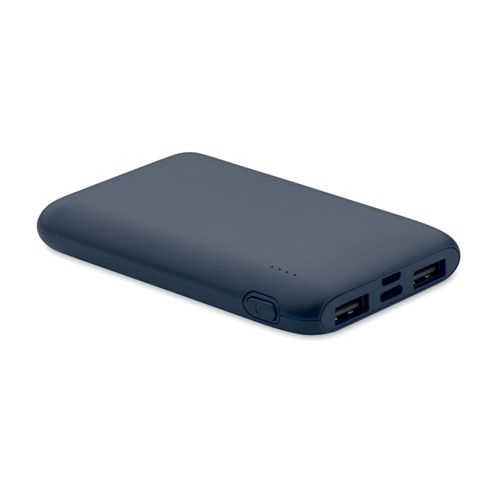 Powerbank personnalisé rABS 5000mAh Power52C Bleu marine